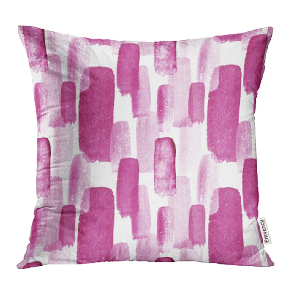 YWOTA Abstract of Stripe Striped Pattern Watercolor Burgundy Pink White