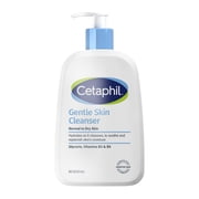 (2 pack) Cetaphil Face Wash Hydrating Gentle Skin Cleanser for Dry to Normal Sensitive Skin, 16 oz