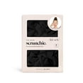 thumbnail image 2 of Kitsch Satin Sleep Scrunchies 5 Piece Set, Recycled Material, Black, 2 of 6