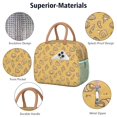 thumbnail image 4 of Lunch Bag Lunch Box for Women Reusable Insulated Lunch Bags,Water-Resistant Pearl Shell Ocean Cooler Lunch Tote Bag, Large Capacity for Work Travel Picnic, 4 of 6