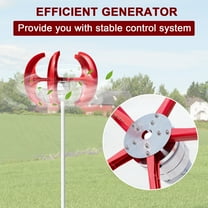 1000W 12V/24V Wind Turbines Generator, 5-Blade Lantern Wind Turbines Generator Kit, Electromagnetic Electricity Producer Equipment