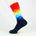 thumbnail image 2 of WREESH Unisex Long Socks Running Socks Fashion Trend Diamond Medium Tube Socks Fashionable And Comfortable Socks G, 2 of 4