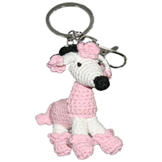 Hip Doggie DS-8KCPD Chien Étoile NFL Porte-Clés de Collection - Caniche