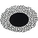 thumbnail image 1 of Manteles individuales redondos de vinilo con acabado metálico, diseño hueco que facilita la limpieza, fácil cuidado para mayor durabilidad, elegantes piezas decorativas para adornar su mesa,, 1 of 8