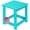 Turquoise-A:square Table, variant on Round Adirondack Patio Side Table End Outdoor Tables For Backyard Pool Indoor Companion Easy Maintenance & Weather Resistant(turquoise)