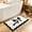 Black and White, variant on Bow Bath Mat – Black White Scalloped Bathroom Rug, Cute Preppy Coquette Decor, Soft Plush Non Slip Floor Carpet for Vanity or Shower