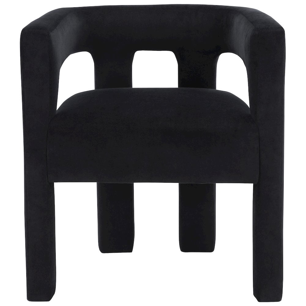 Meridian Furniture Athena Black Velvet Dining Chair