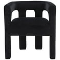 thumbnail image 5 of Meridian Furniture Athena Black Velvet Dining Chair, 5 of 6