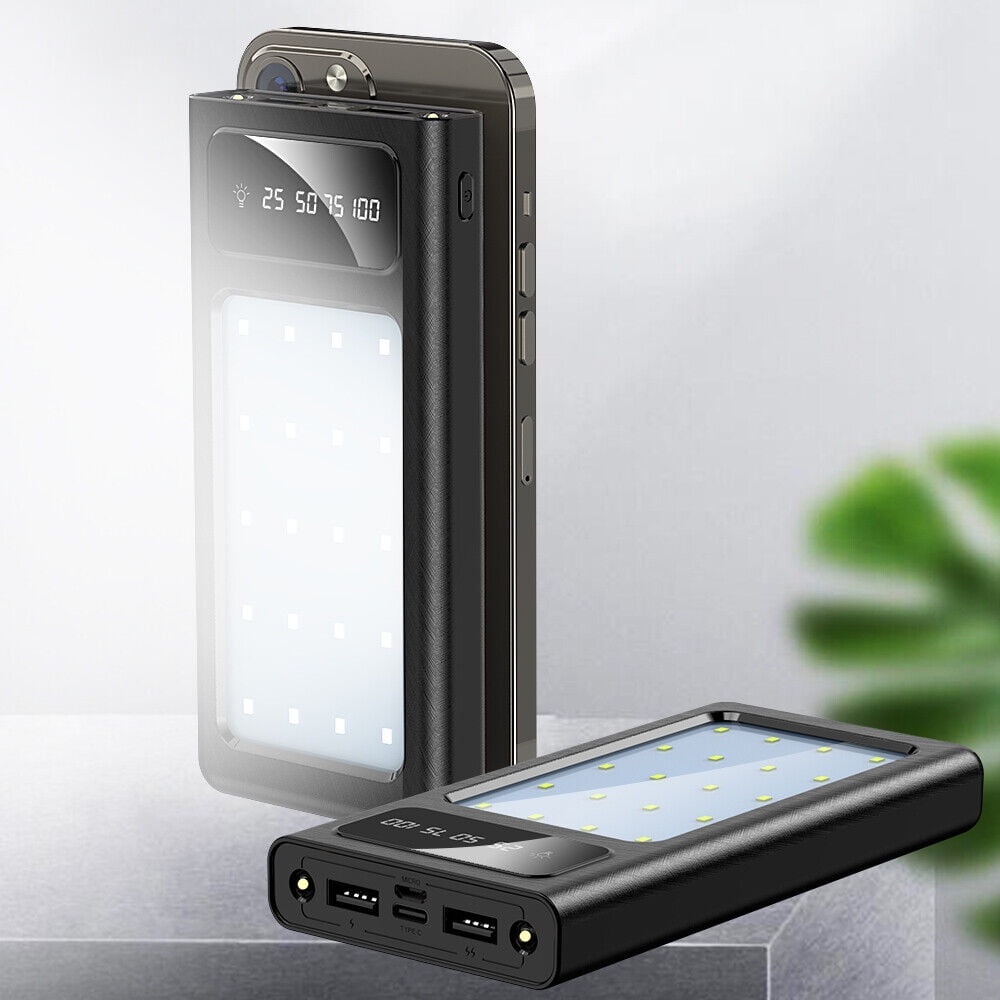 2023 Super 3000000mAh 4 USB Portable Charger Solar Power Bank For Cell Phone