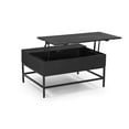 thumbnail image 6 of Pemberly Row Lift Top Storage Coffee Table with Natural Finish in Black Color, 6 of 8