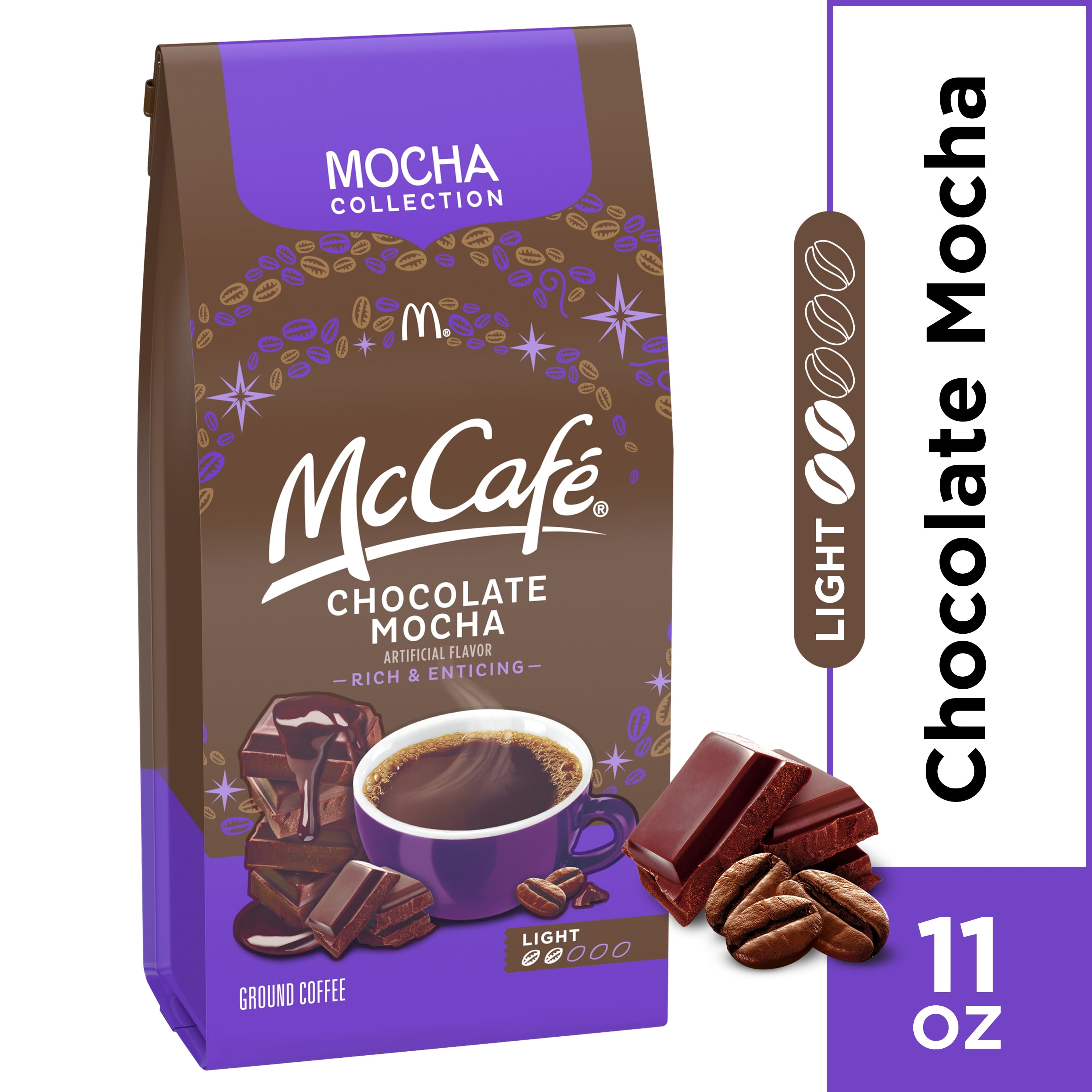 (2 Pack) McCafe Mocha Magic Chocolate Mocha Ground Coffee ...
