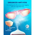 thumbnail image 3 of Swim Goggles, 2 Pack Swimming Goggles No Leaking Adult Men Women Youth, 3 of 5