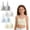 A, variant on Girls Padded Training Bra, Lightweight Cotton Crop Cami Bras with Adjustable Straps Wireless Support Perfect for 10-16 Years Daily