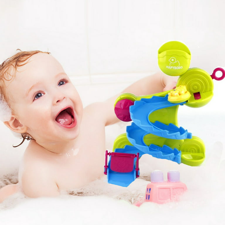 Baby Products Online - 42 Pcs Baby Bath Toy for Children Ages 4-8 Toddlers,  Bath Wall Toys Ball Track Shower Track Water Slide Separate Play, Baby Bath  Toys with Bro - Kideno