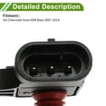 thumbnail image 4 of Unique Bargains Manifold Absolute Pressure MAP Sensor for Chevrolet Aveo 4DR Base 2007-2014 No.96378860 1 Pc, 4 of 6