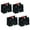BE102C Silver Dot, variant on 4Pcs High Performances Normally Closed Button Switches Aluminum Body Optimized for Electronic Control Applications