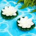 thumbnail image 4 of Solar Floating LED Flower Lights - Pink or White Set of 2, 4 of 5