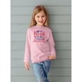 thumbnail image 2 of Proud To Be An American Long Sleeve Toddler -Image by Shutterstock,  4 Toddler, 2 of 4
