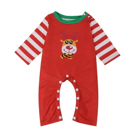 

Scyoekwg Family Christmas Pjs Matching Sets Pajamas Set Comfy Loose Long Sleeve and Long Pants Round Neck Christmas Pattern Print Winter Warm Holiday Family Baby-Kids-Adult