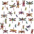 thumbnail image 1 of 8 hojas de pegatinas para ventana con forma de libélula, insectos de verano, decorativas, para ventanas, vinilo anticolisión, adhesivo de PVC para evitar colisiones de pájaros, para puertas, 1 of 8