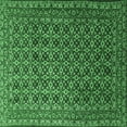 thumbnail image 1 of Ahgly Company Indoor Square Persian Emerald Green Traditional Area Rugs, 3' Square, 1 of 4