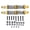 Gold, variant on YAHHU 1 Pair 4.02 inches / 102mm Front Rear Metal Shock Absorber Damper Set for Axial Scx10 1/10 RC Car Parts, Black