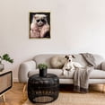 thumbnail image 3 of Stupell Industries Cat in Fur Jacket Animals & Insects Painting Gold Floater Framed Canvas Art Print Wall Art, 25 x 31, 3 of 10