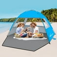 thumbnail image 5 of Venustas UPF 50+ Beach Tent, Easy Setup Sun Shelter for 3/4/6/8 People, Windproof Outdoor Canopy Shade with Portable Carry Bag, 5 of 9