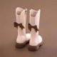 thumbnail image 5 of Zapatos niñas,Botas niñas,Bota de montar con cremallera de invierno tamaño de cuero falso 13.5 niñas, 5 of 5