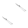 thumbnail image 3 of Moyic BBQ Food Tongs Cookware Outdoor Stainless Clamp Clips Steel Barbecue Steak Meat Cooking Fish Vegetable 1 Stück 2piezas Moyic CBP432569, 3 of 5