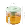 thumbnail image 2 of Contenedor de bebidas frías de 4L, cubo de agua fría de gran capacidad para cocina casera, 2 of 8