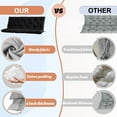 thumbnail image 2 of 40in Porch Swing Cushion ,Waterproof Patio Glider Cushions, 4in thick, Fade resist 2/3 Seater Replacement Bench Cushions for Outdoor Furniture, 2 of 6