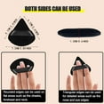 thumbnail image 2 of 6 Pcs Pure Cotton Triangle Powder Puff,Face Soft Makeup Puff for Loose Powder,Velour Cosmetic Foundation Sponge Beauty Makeup Tools-Black, 2 of 5