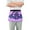 Cute Bat with Wizard Hat, variant on Blue Server Apron with 3 Pockets Waterproof Waitress Waist Short Apron for Man Woman 12 Inches