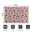 thumbnail image 5 of Pink Border Collie Dog and Flower Floral Door Rugs,Washable Non Slip Door Mats Indoor,Decorative Door Mats,Entry Mat Indoor for Entrance,Bedroom,Kitchen,Bathroom,16"x24", 5 of 6