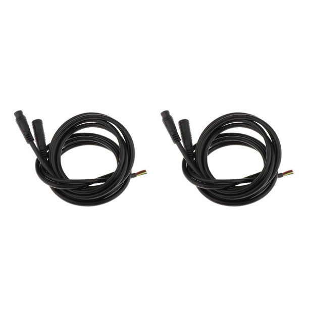 Sonducket Cable de extensión para bicicleta eléctrica, 2 pines/3 pines/5 pines/6 pines, conector de enchufe de 5 pines Type1 NO1