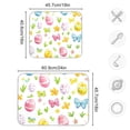 thumbnail image 4 of Yayeee Dish Drying Mat for Kitchen Counter 18"x24" Microfiber Absorbent Pad, Colorful Easter Eggs, 4 of 7