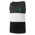 thumbnail image 3 of Tank Top for Men, Men Casual Fashion Patchwork Print Pullover Round Neck Sports Tank Tops, 3 of 3