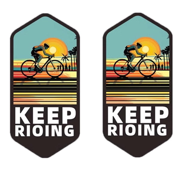EZLIFE Pegatinas para manillar de tubo superior de bicicleta, pegatinas personalizadas Y7U6