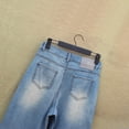 thumbnail image 5 of 2026 Summer New Style Women's Loose Light Blue Denim Jeans Fashion Wide-Leg Pants, 5 of 12