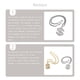 thumbnail image 5 of Qarigey Collar Cadenas Joyería delicada ajustable con diamantes de imitación Oro Blanco Dólar Rapero Accesorios Gargantilla Collares para Ropa, zapatos y accesorios Miscelánea, 5 of 6