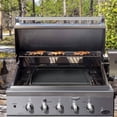 thumbnail image 4 of Universal Cast Iron Griddle 23" X 16",Pre-Seasoned Nonstick Coating Stovetop Griddle For All Gas Grills And 4 Burner Range Oven,Cast Iron Grill Pan for Stove Top With Extra High Sidewalls, 4 of 8