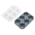 thumbnail image 1 of Ice Maker Reusable Trays Easy Release Silicone Round Ice Sphere Tray With Lids & Funnel For & Black Silicone Freezer Trays Small Silicone Freezer Trays with Baby round Silicone Ice Trays for Freezer, 1 of 3