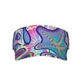 thumbnail image 3 of Balery Cute Nautical Sport Wear Athletic Visor Sun Sports Visor Hat Visor Adjustable Cap for Women and Men (One Size), 3 of 8