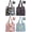 Cartoon Fish 4 Pack, variant on Reusable Grocery Bags,4 Pack 50LBS Foldable Washable Fashion Shopping Bags, Portable Tote Bags Gifts for Women (Butterfly 4 Pack)