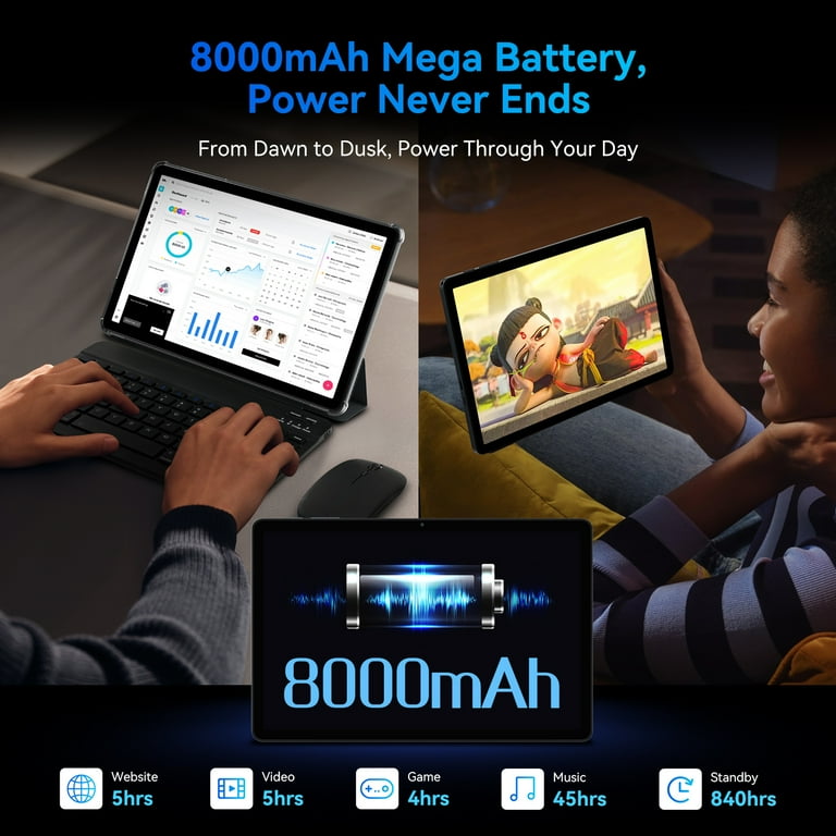 Tabwee Tablet 11 Inch Android 15 Tablets T90, 1920 * 1200