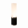thumbnail image 6 of Tambo Cylindro 18" Petite Accent Table Lamp - Black Oak/Satin Nickel, 6 of 8