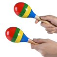 thumbnail image 2 of Maracas Sonajeros de PercusióN Manual, Instrumento Musical de Madera para Agitar Rumba para NiñOs y Adultos, Juego de 8, 2 of 5