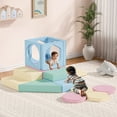 thumbnail image 2 of GETYES Foam Climbing Blocks Set for Toddlers, 14-Piece Modular Playset, 2 of 7