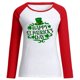 thumbnail image 4 of ICHUANYI Liquidación Mujer Primavera Patchwork Día de San Patricio Impreso Manga Larga Cuello Redondo Casual Tee Tops Blusa ICHUANYI WER202308230678, 4 of 6